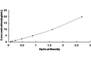 Typical standard curve (SOD4 ELISA 试剂盒)