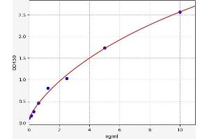 Typical standard curve (DDR2 ELISA 试剂盒)