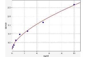 Typical standard curve (IFITM1 ELISA 试剂盒)