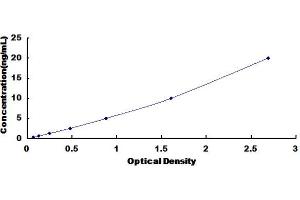 Typical standard curve (GLDC ELISA 试剂盒)