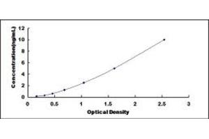 Typical standard curve (ITPA ELISA 试剂盒)