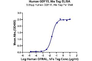 ELISA image for Growth Differentiation Factor 15 (GDF15) (AA 197-308) protein (His tag) (ABIN7274723)