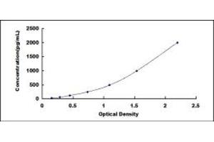 Typical standard curve (EEF1G ELISA 试剂盒)