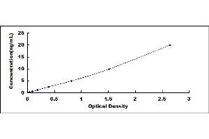 Typical standard curve (PC ELISA 试剂盒)