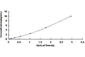 Typical standard curve (MMP 9 ELISA 试剂盒)