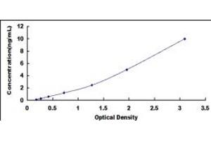Typical standard curve (Desmocollin 1 ELISA 试剂盒)