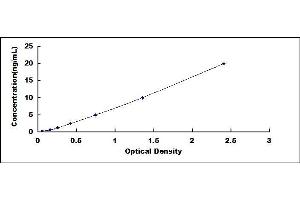 Typical standard curve (THEMIS ELISA 试剂盒)