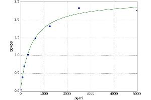 A typical standard curve (AKT3 ELISA 试剂盒)