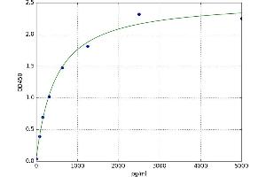 A typical standard curve