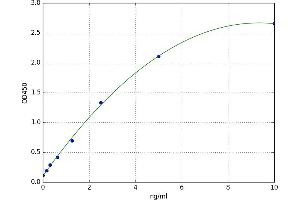 A typical standard curve (CD48 ELISA 试剂盒)