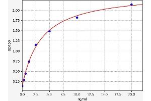 Typical standard curve (CPOX ELISA 试剂盒)