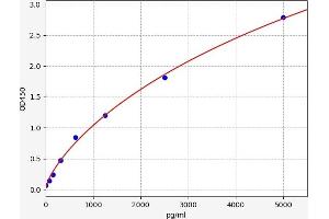 Typical standard curve (INTS8 ELISA 试剂盒)