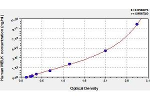 Typical Standard Curve (MELK ELISA 试剂盒)