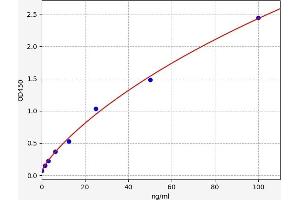 Typical standard curve (Fibrillarin ELISA 试剂盒)