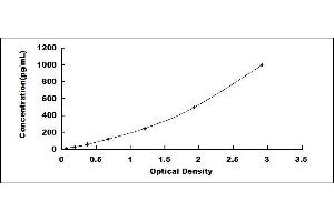 Typical standard curve (FGF19 ELISA 试剂盒)