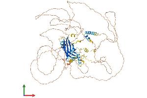 AlphaFold protein structure predicition of Human Recombinant MAP10 Protein, UniprotID Q9P2G4 (MAP10 Protein (AA 1-905) (His tag))