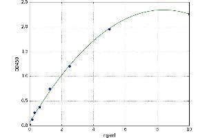 A typical standard curve (MMP11 ELISA 试剂盒)
