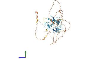 AlphaFold protein structure predicition of Human Recombinant ZNF296 Protein, UniprotID Q8WUU4 (Zinc Finger Protein 296 (ZNF296) (AA 1-475) protein (His tag))