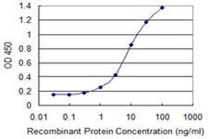 Detection limit for recombinant GST tagged GRID1 is 0. (GRID1 抗体  (AA 349-441))