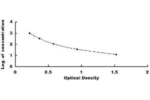 Typical standard curve