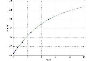 A typical standard curve (DAB2 ELISA 试剂盒)