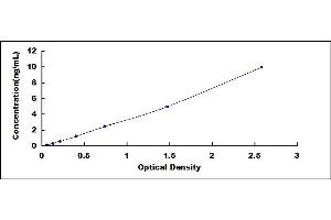 Typical standard curve (NLRP7 ELISA 试剂盒)