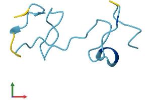 AlphaFold protein structure predicition of Human Recombinant MT1E Protein, UniprotID P04732