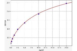 Typical standard curve (ErbB2/Her2 ELISA 试剂盒)