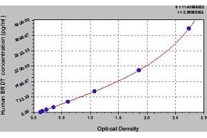 Typical Standard Curve (BRDT ELISA 试剂盒)