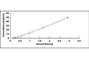 Typical standard curve (MGP ELISA 试剂盒)