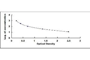 Typical standard curve (GLP-1 ELISA 试剂盒)