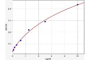 Typical standard curve (GFRA1 ELISA 试剂盒)