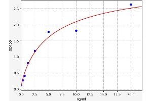Typical standard curve (COL1A2 ELISA 试剂盒)
