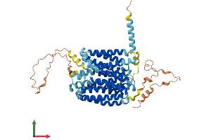 Protein Structure (PS) image for Solute Carrier Family 18 (Vesicular Acetylcholine), Member 3 (SLC18A3) (AA 1-532) protein (His tag) (ABIN7545056)