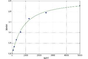 A typical standard curve