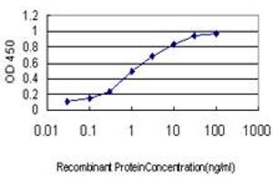 Detection limit for recombinant GST tagged MS4A1 is approximately 0. (CD20 抗体  (AA 210-297))