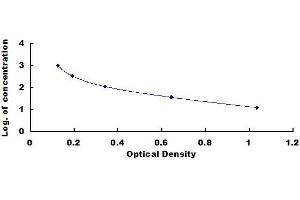 Typical standard curve (Abeta 1-42 ELISA 试剂盒)