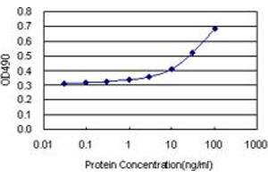 Sandwich ELISA detection sensitivity ranging from 10 ng/mL to 100 ng/mL. (TFPI (人) Matched Antibody Pair)