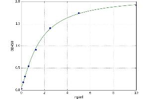 A typical standard curve (NFAM1 ELISA 试剂盒)