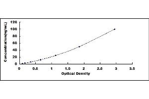 Typical standard curve (IgE ELISA 试剂盒)