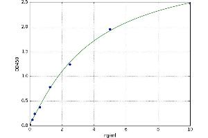 A typical standard curve (FABP5 ELISA 试剂盒)