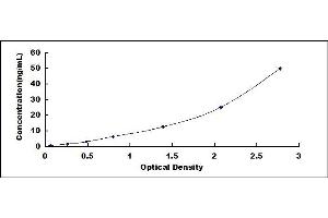 Typical standard curve (HSP27 ELISA 试剂盒)