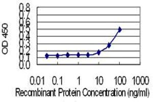 Detection limit for recombinant GST tagged FKBP1A is 3 ng/ml as a capture antibody. (FKBP1A 抗体  (AA 1-108))