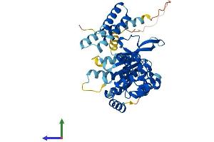 Protein Structure (PS) image for Vacuolar Protein Sorting 4 Homolog B (vps4b) (AA 1-444) protein (His tag) (ABIN7555999)