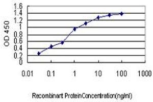Detection limit for recombinant GST tagged NFYB is approximately 0. (NFYB 抗体  (AA 1-207))