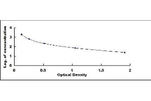 Typical standard curve (UCN3 ELISA 试剂盒)