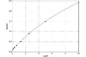 A typical standard curve (RORC ELISA 试剂盒)