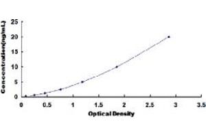 Typical standard curve (PF4 ELISA 试剂盒)