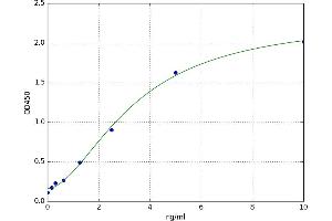 A typical standard curve (GLI1 ELISA 试剂盒)