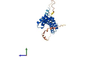 AlphaFold protein structure predicition of Human Recombinant TTC9 Protein, UniprotID Q92623
